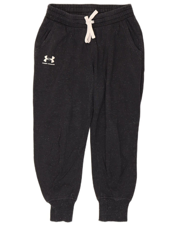 Under Armour Mens Loose Fit Tracksuit Trousers Joggers Medium Grey Flecked