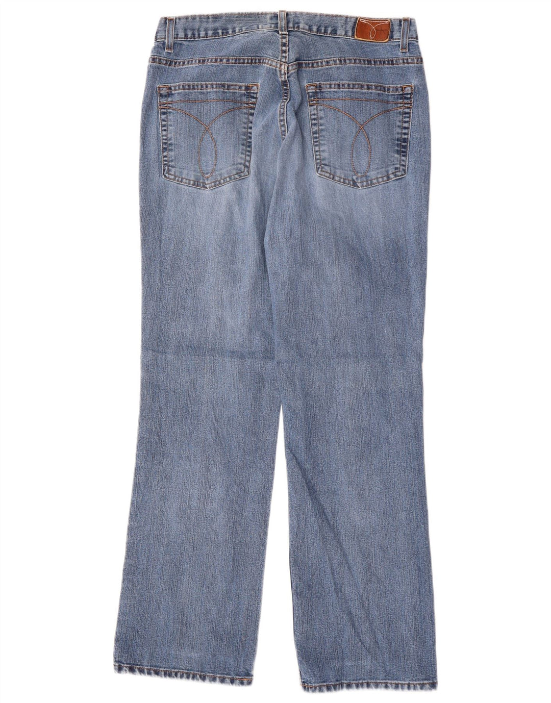 Calvin Klein Womens Straight Jeans W32 L29 Blue Cotton