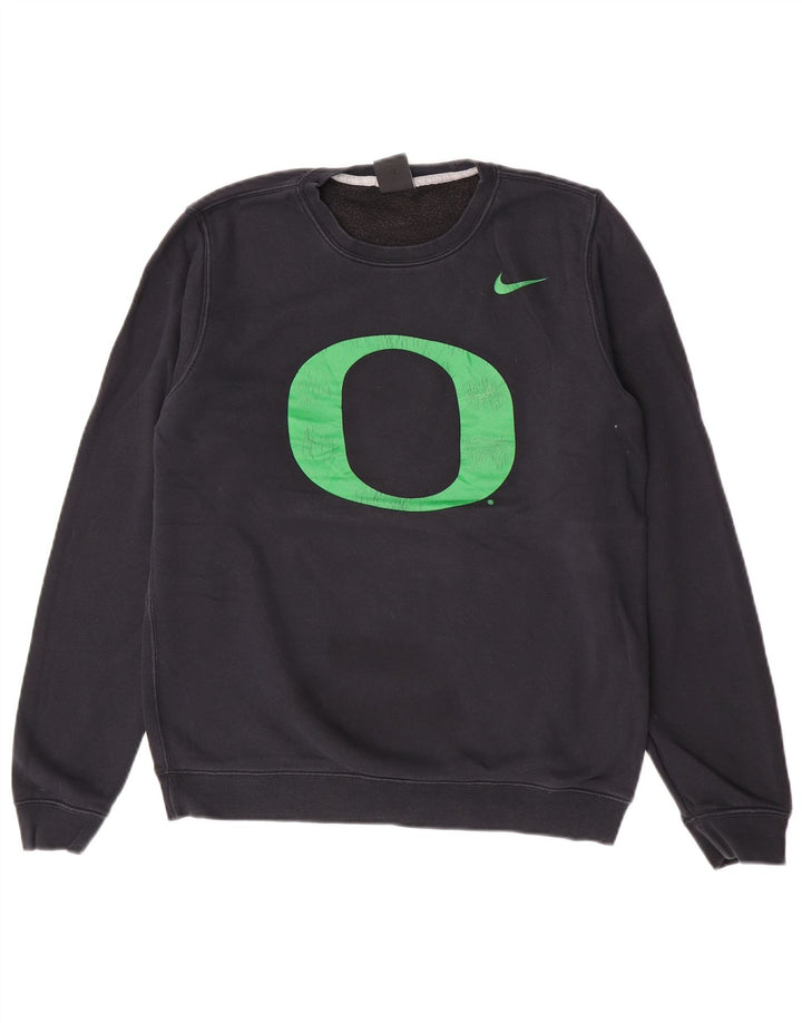 Nike Mens Graphic Sweatshirt Jumper Small Black Cotton
