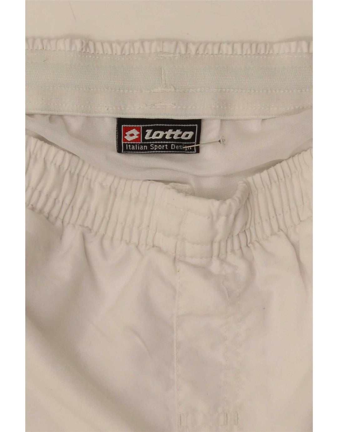 Lotto Mens Graphic Sport Shorts Medium White Colourblock