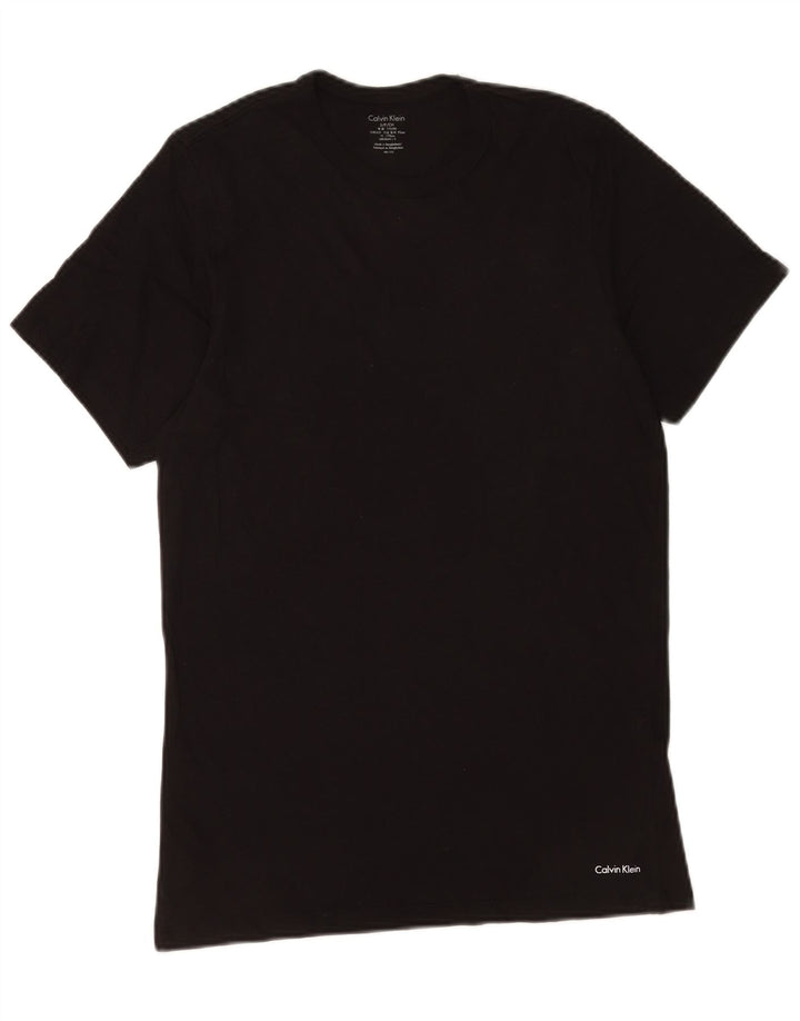 Calvin Klein Mens T-Shirt Top Small Black Cotton