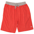 Weird Fish Mens Sport Shorts Large Red Colourblock Cotton