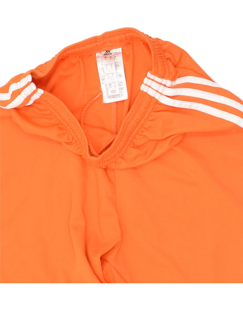 ADIDAS Boys Sport Shorts 9-10 Years Small  Orange Polyester | Vintage Adidas | Thrift | Second-Hand Adidas | Used Clothing | Messina Hembry 