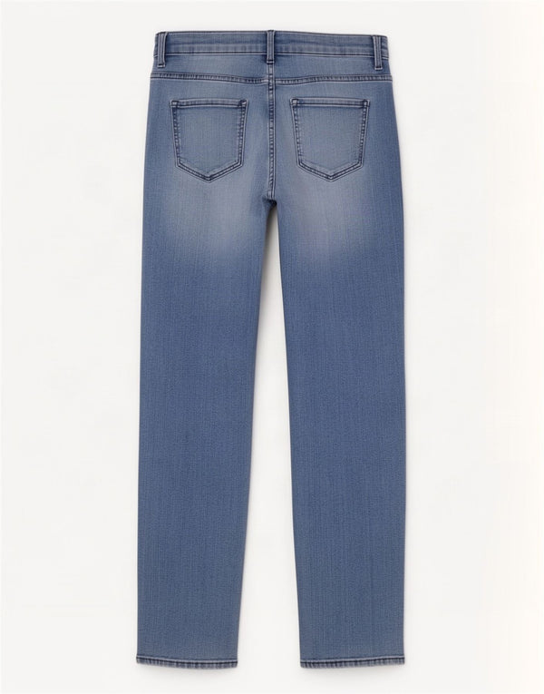Marks & Spencer Womens Regular Fit Straight Jeans UK 14 Large W30 L30 Blue
