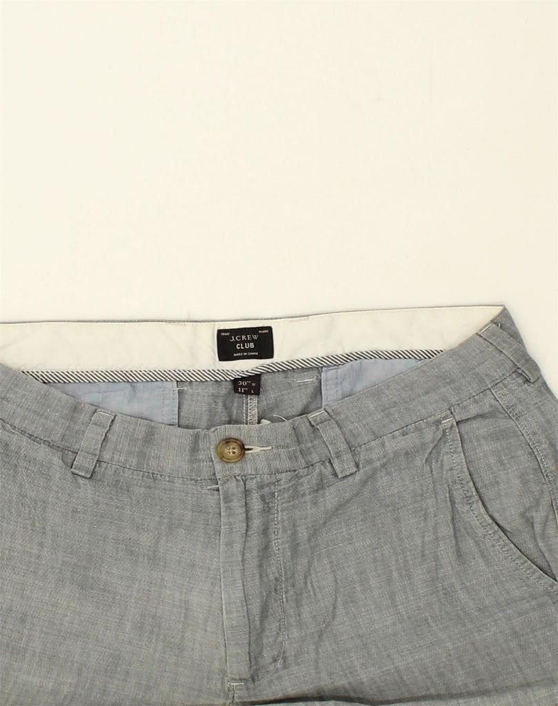 J. CREW Mens Chino Shorts W30 Medium Grey Cotton | Vintage J. Crew | Thrift | Second-Hand J. Crew | Used Clothing | Messina Hembry 