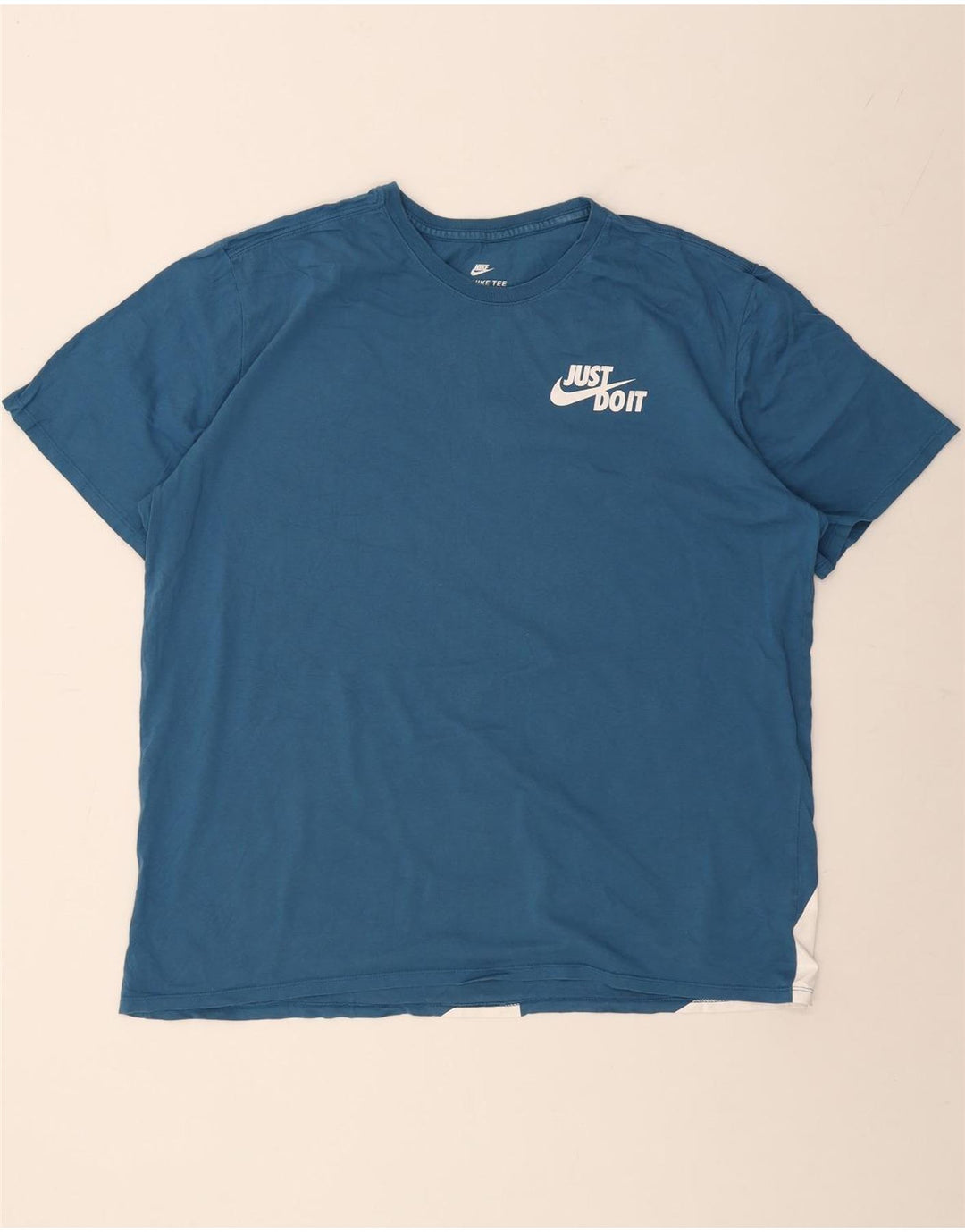 NIKE Mens Athletic Cut Graphic T-Shirt Top 2XL Blue