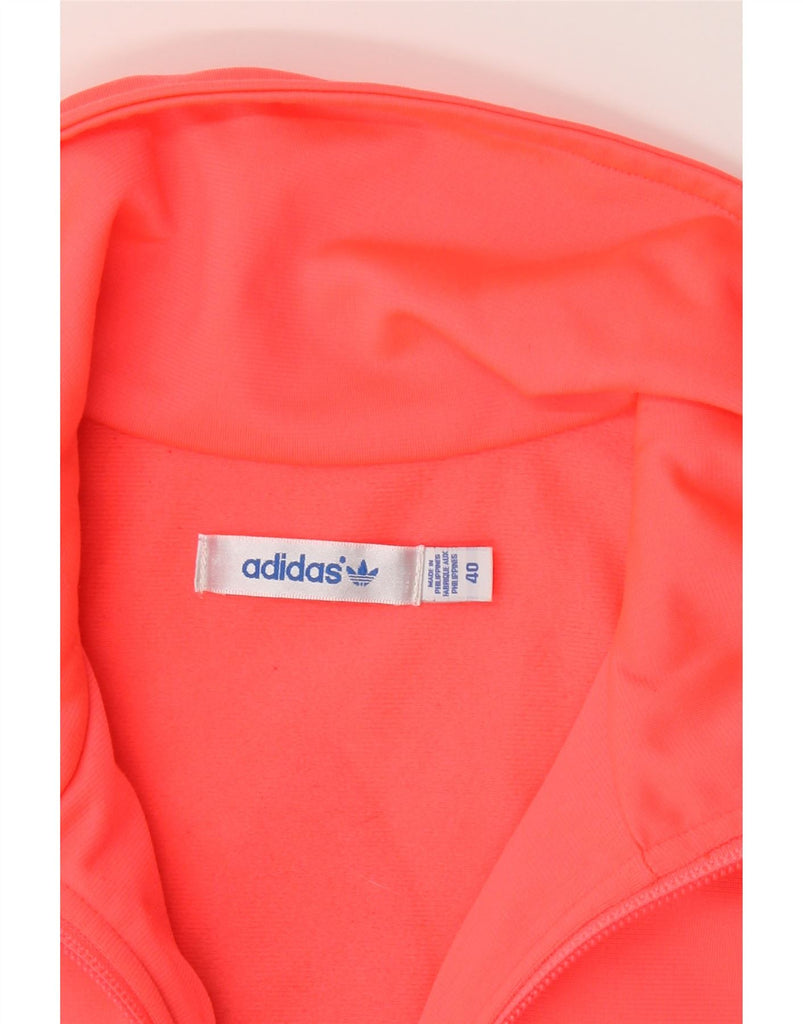 ADIDAS Womens Graphic Tracksuit Top Jacket IT 40 Small Red Polyester Vintage Adidas and Second-Hand Adidas from Messina Hembry 