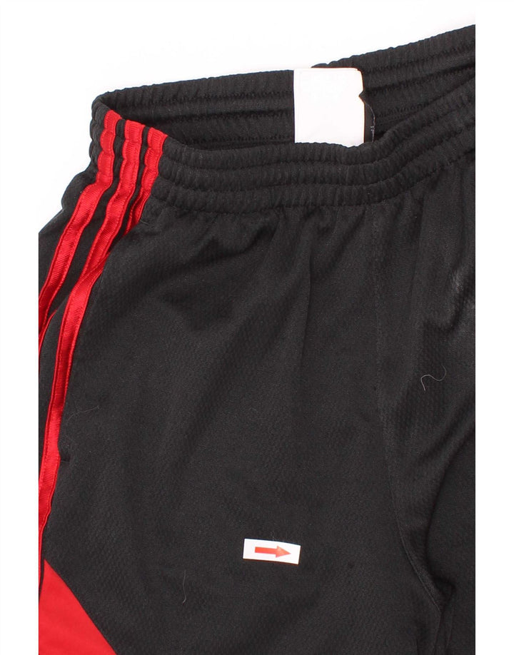 Adidas Boys Sport Shorts 11-12 Years Black Colourblock Polyester