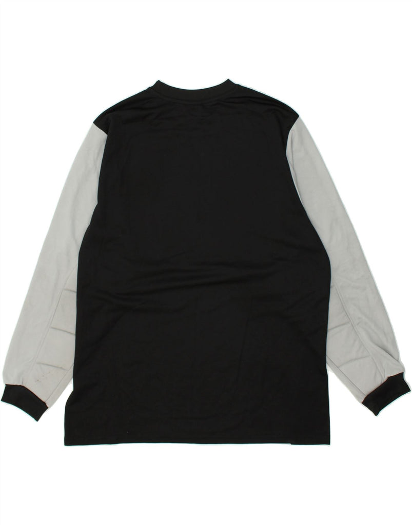 PUMA Mens Graphic Top Long Sleeve 2XL Grey Colourblock Polyester | Vintage Puma | Thrift | Second-Hand Puma | Used Clothing | Messina Hembry 