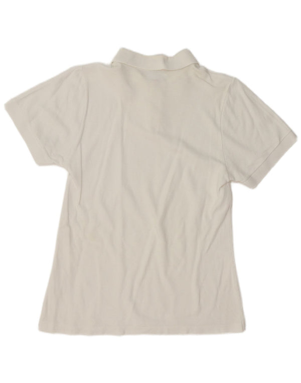 Champion Womens Polo Shirt UK 14 Large White