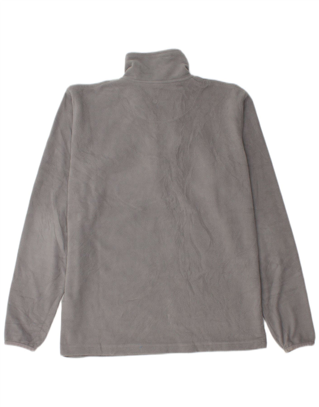 Lotto Mens Zip Neck Fleece Jumper Large Grey Polyester