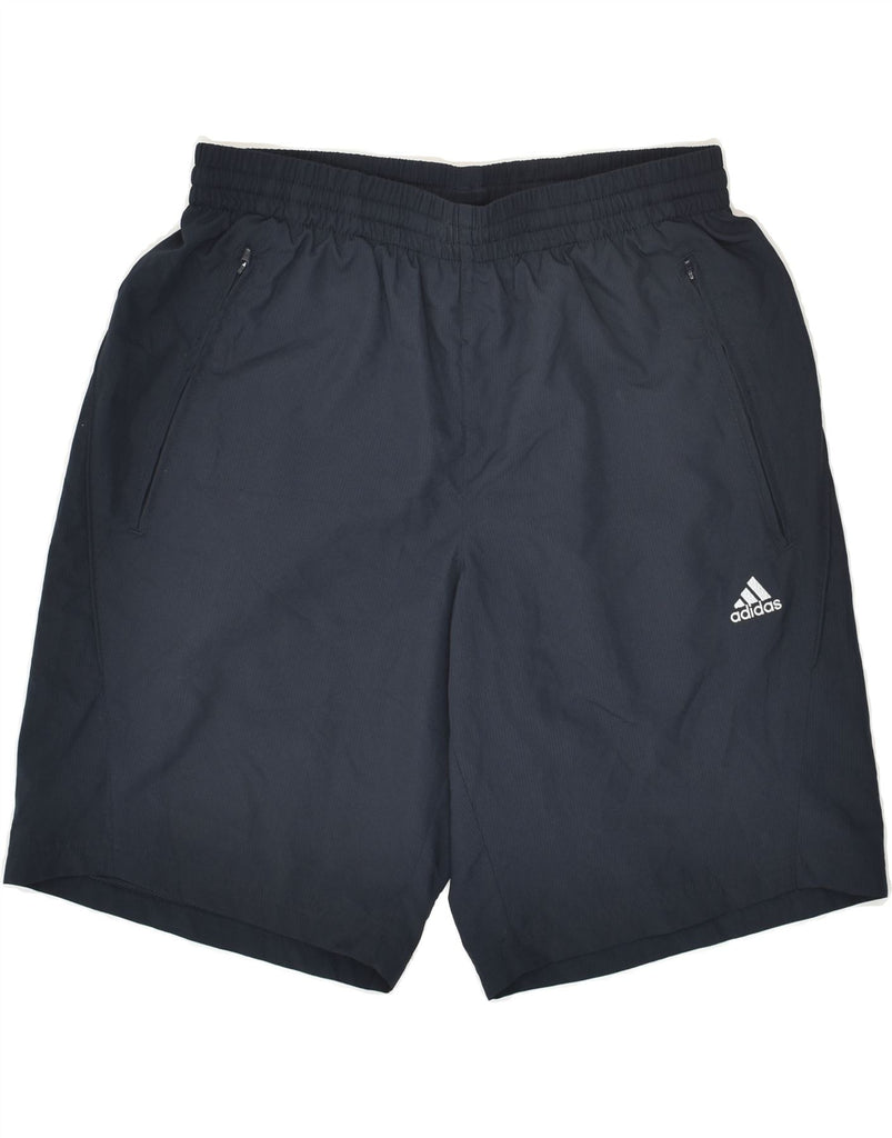 ADIDAS Mens Clima 365 Sport Shorts Small Navy Blue Polyester | Vintage Adidas | Thrift | Second-Hand Adidas | Used Clothing | Messina Hembry 