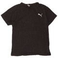 Puma Mens T-Shirt Top Large Grey Flecked Cotton