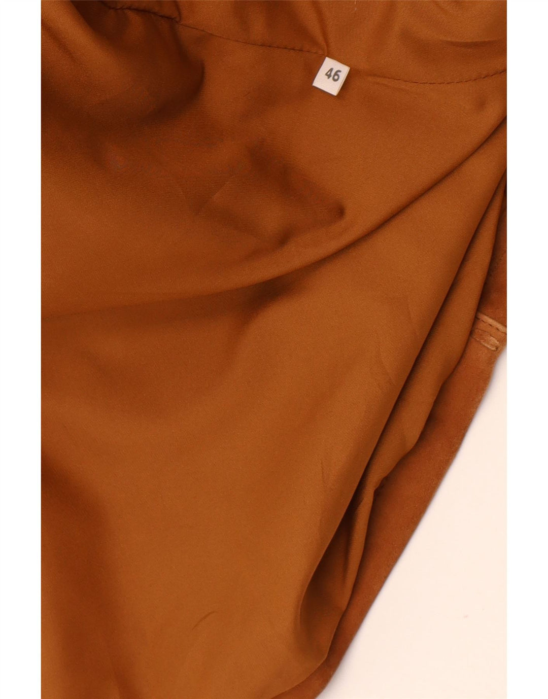 Vintage Womens Suede Oversized Overcoat IT 46 Large Brown