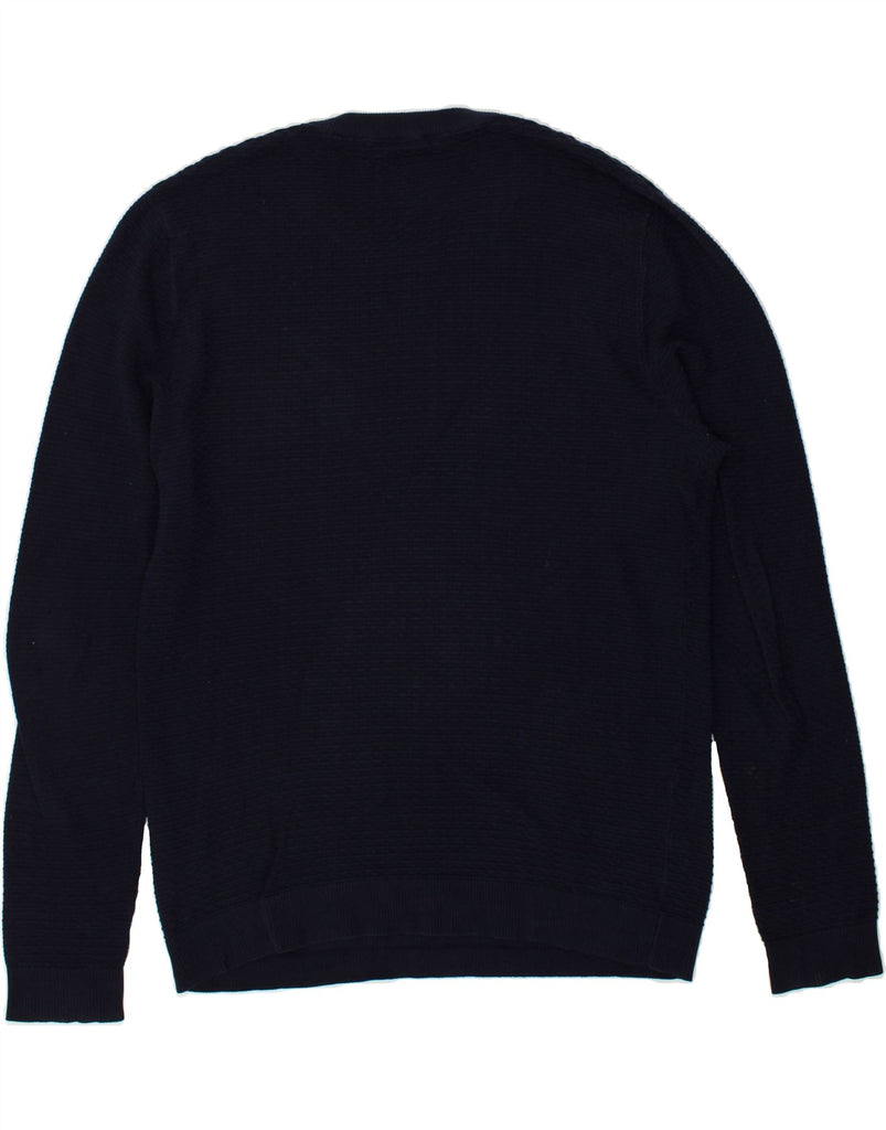 JACK & JONES Mens Premium Slim Fit Crew Neck Jumper Sweater XL Navy Blue | Vintage Jack & Jones | Thrift | Second-Hand Jack & Jones | Used Clothing | Messina Hembry 