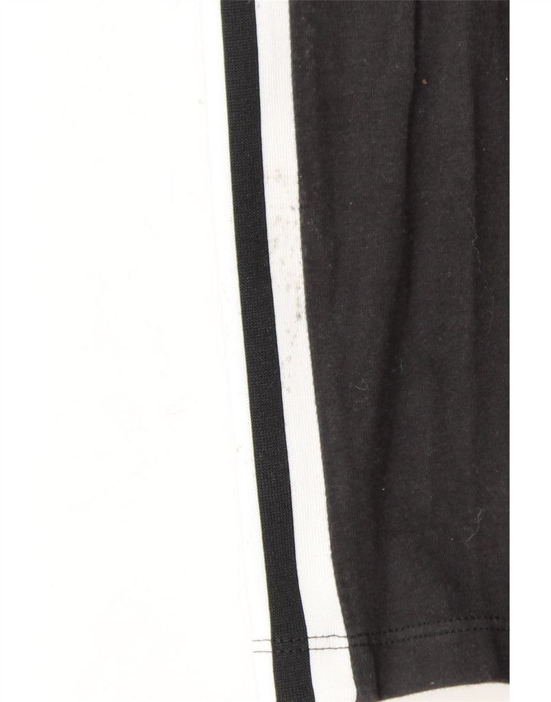 ADIDAS Womens Leggings UK 10 Small Black Colourblock Cotton Vintage Adidas and Second-Hand Adidas from Messina Hembry 