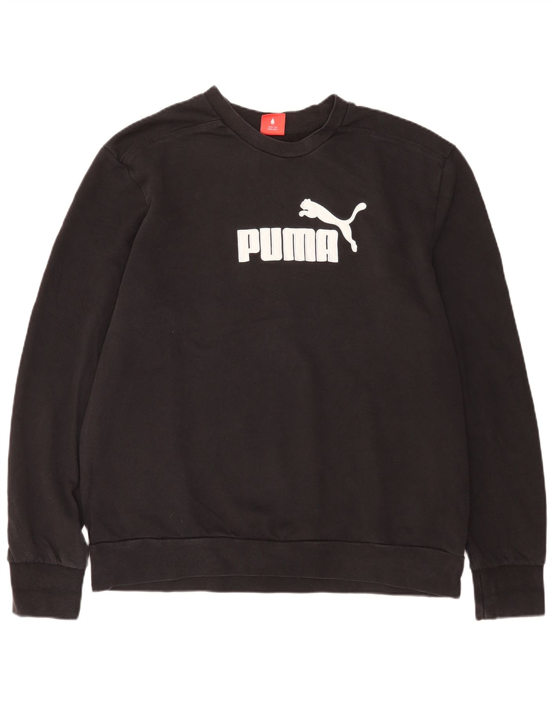 Puma Mens Graphic Sweatshirt Jumper 2XL Black Cotton