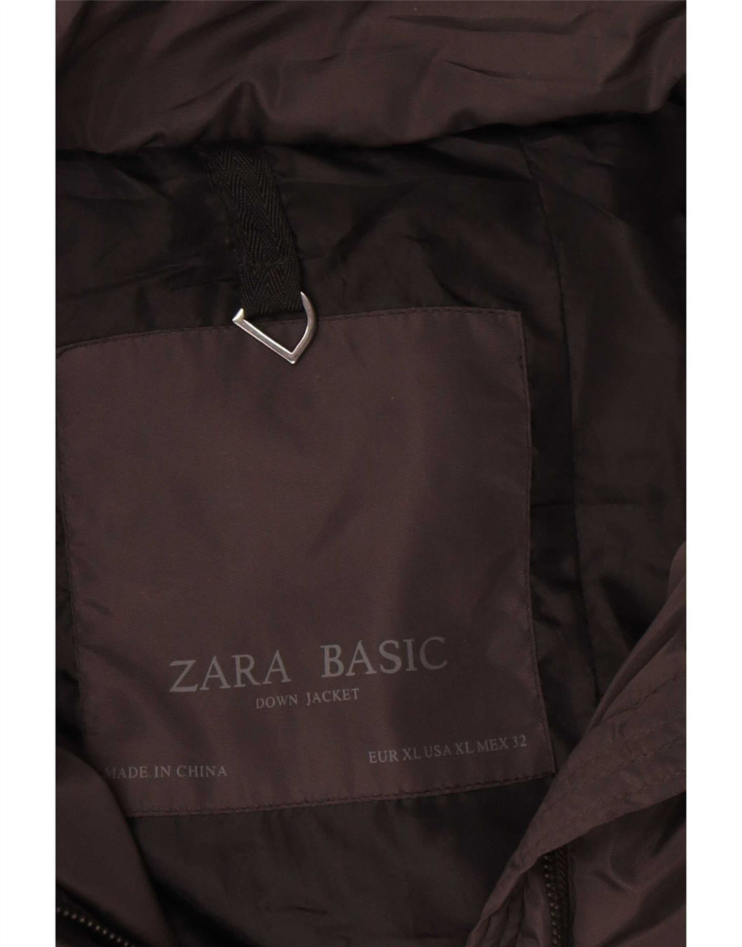 Zara Womens Padded Jacket UK 18 XL Black Polyester