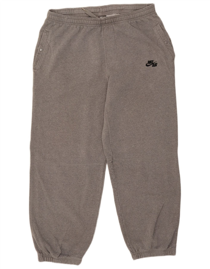 Nike Mens Tracksuit Trousers Joggers 2XL Grey Cotton