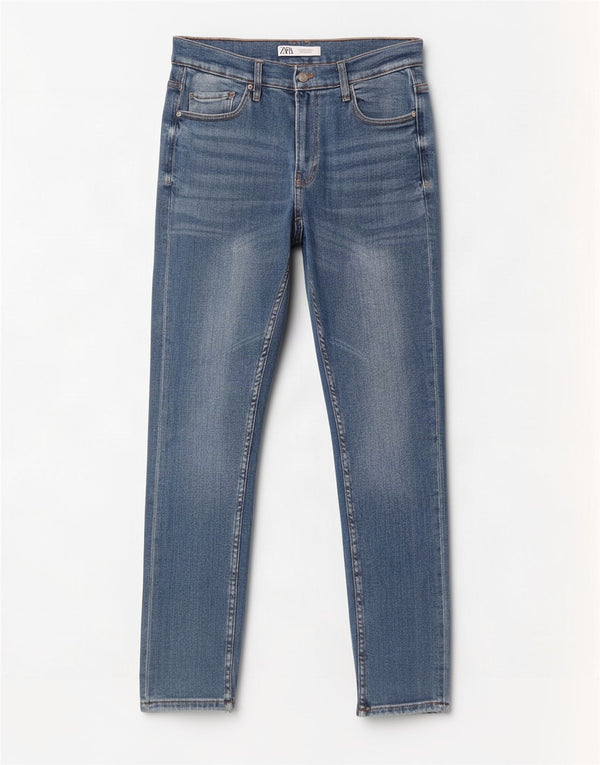 Zara Mens Slim Jeans EU 44 Large W34 L32 Blue
