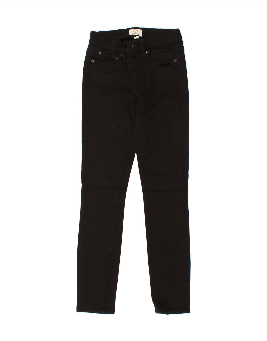 J. CREW Womens Toothpick Skinny Jeans US 8 Medium W24 L28 Black Polyester Vintage J. Crew and Second-Hand J. Crew from Messina Hembry 