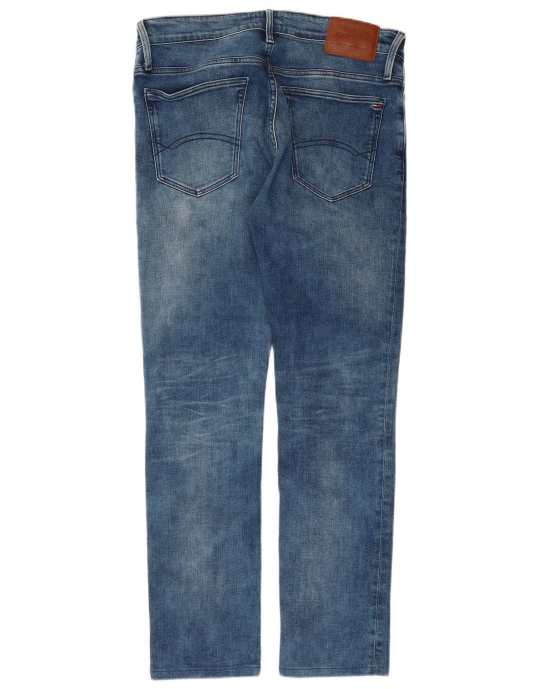 Tommy Hilfiger Mens Slim Jeans W32 L29 Blue Cotton