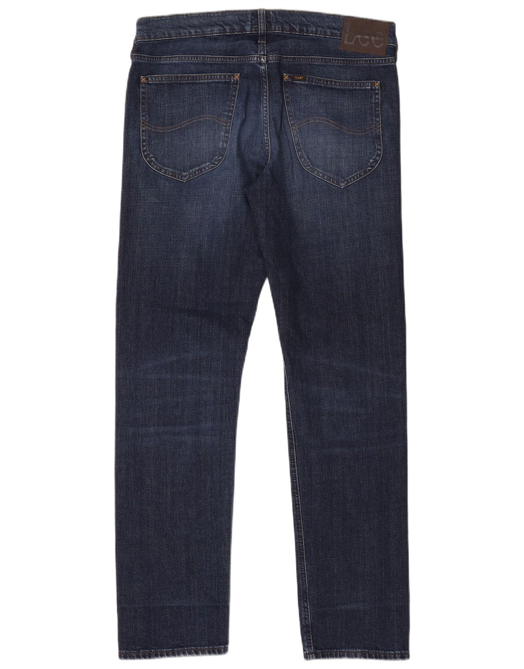 Lee Mens Daren Zip Fly Slim Jeans W32 L32 Blue Cotton