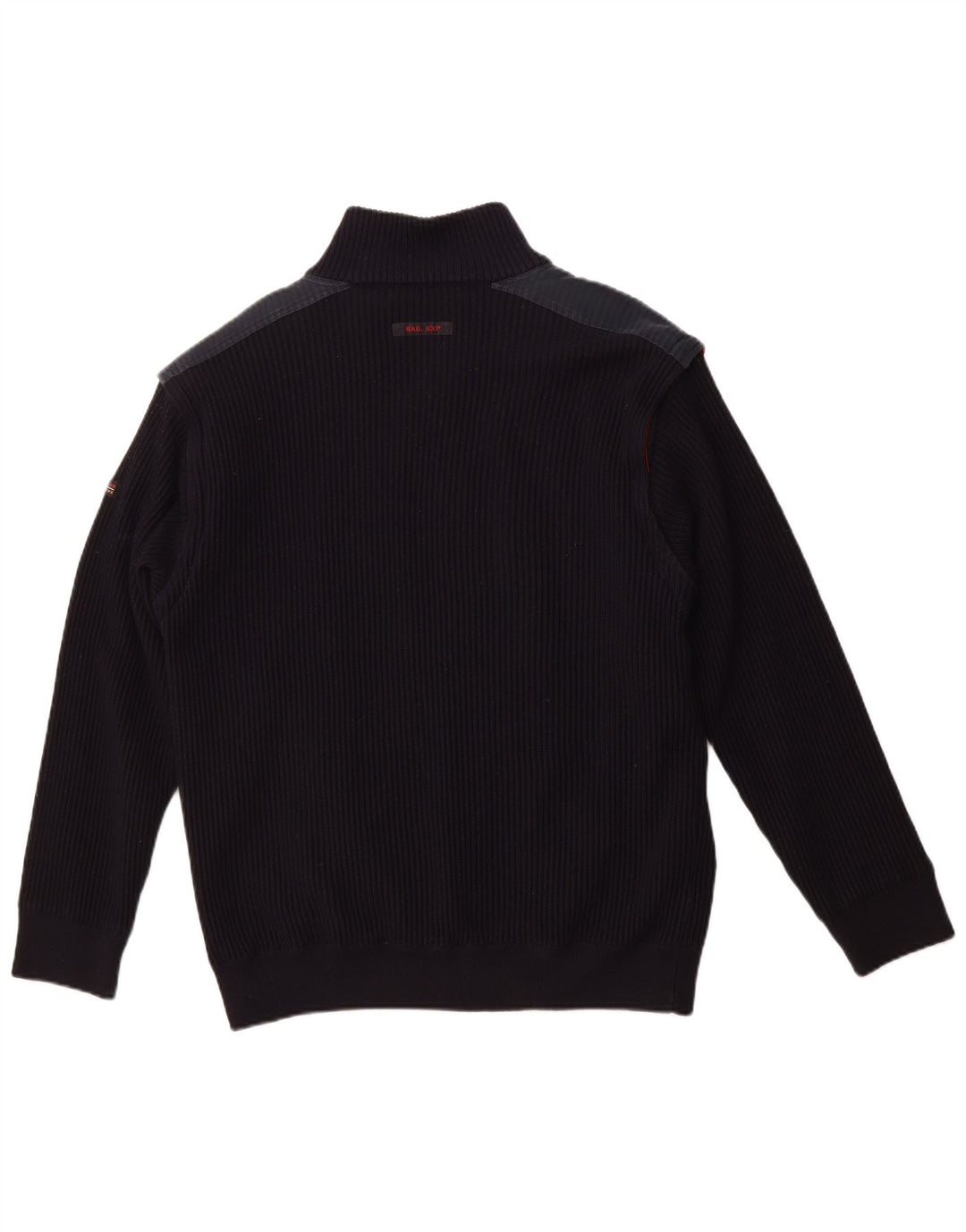 SAIL EXP Mens Yachting Cardigan Sweater 4XL Navy Blue