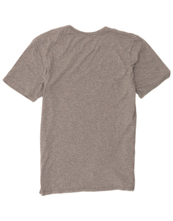 Nike Mens Athletic Cut T-Shirt Top Medium Grey Flecked Cotton