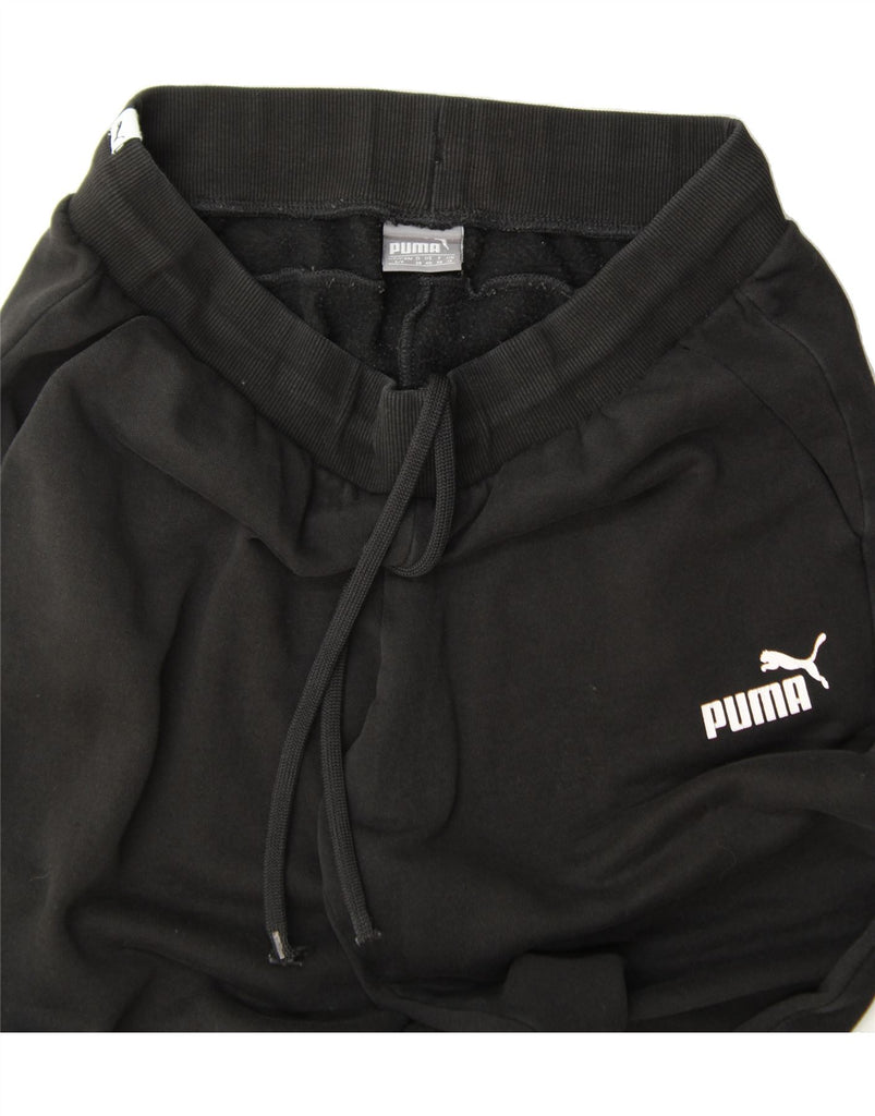 PUMA Womens Tracksuit Trousers Joggers UK 10 Small Black Cotton Vintage Puma and Second-Hand Puma from Messina Hembry 
