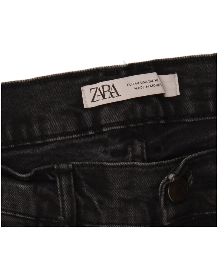 ZARA Mens Skinny Jeans EU 44 Large W34 L30 Black