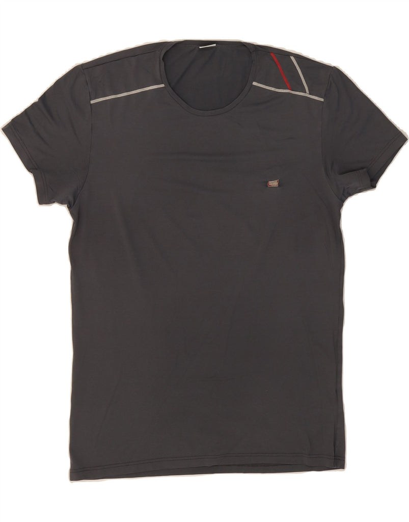 FILA Mens T-Shirt Top Medium Grey Polyester Vintage Fila and Second-Hand Fila from Messina Hembry 
