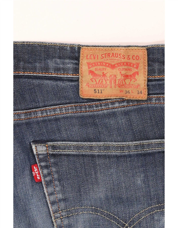 Levi's Mens 511 Slim Jeans W36 L34 Blue