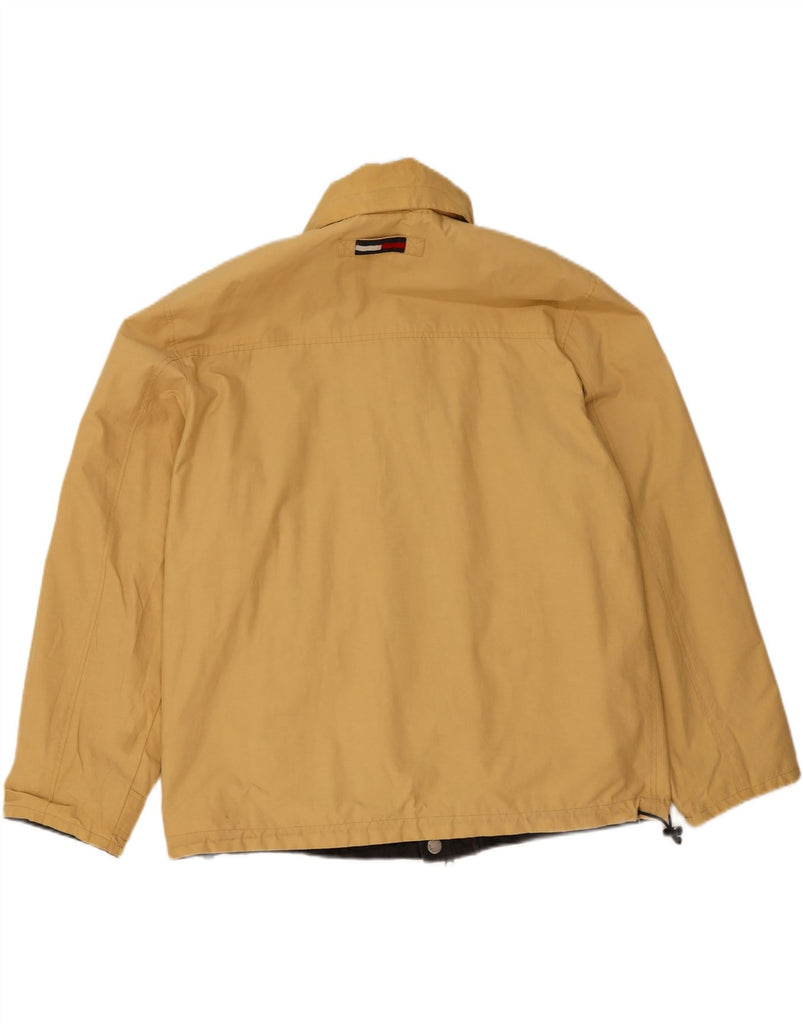 TOMMY HILFIGER Mens Reversible Jacket UK 40 Large Beige Cotton Vintage Tommy Hilfiger and Second-Hand Tommy Hilfiger from Messina Hembry 