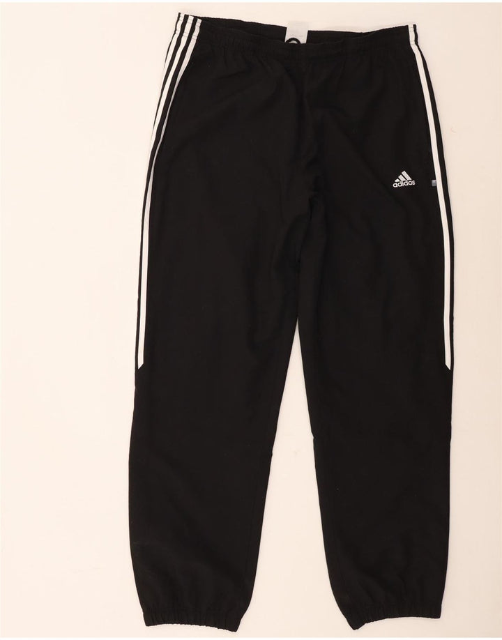 Adidas Mens Tracksuit Trousers Joggers Large  Black Polyester