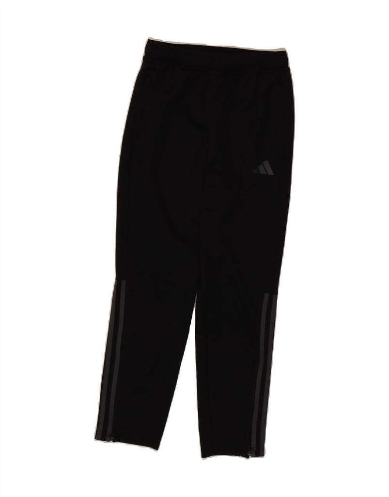 ADIDAS Boys Tracksuit Trousers 11-12 Years  Black Polyester Vintage Adidas and Second-Hand Adidas from Messina Hembry 