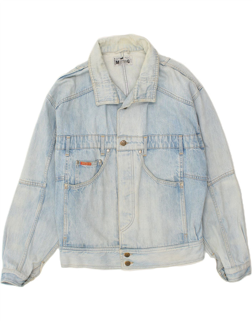 MUSTANG Mens Denim Jacket UK 38 Medium Blue Cotton Vintage Mustang and Second-Hand Mustang from Messina Hembry 