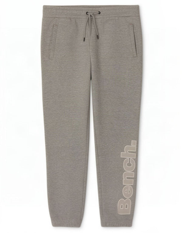 Bench Womens Graphic Tracksuit Trousers UK 16 Large Grey Cotton