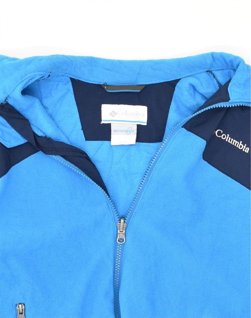 COLUMBIA Boys Fleece Jacket 14-15 Years Blue Polyester | Vintage Columbia | Thrift | Second-Hand Columbia | Used Clothing | Messina Hembry 