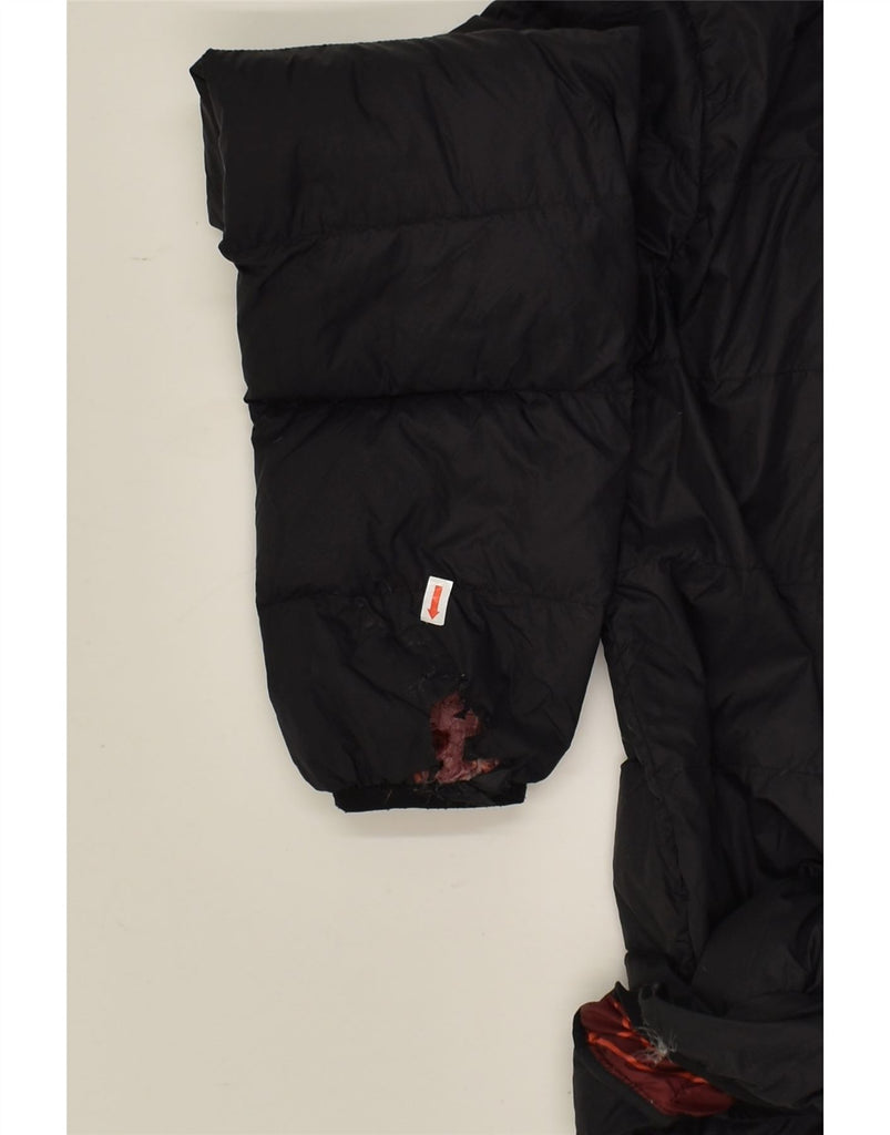 NORTH SAILS Mens Hooded Padded Jacket UK 36 Small Black Polyamide | Vintage North Sails | Thrift | Second-Hand North Sails | Used Clothing | Messina Hembry 