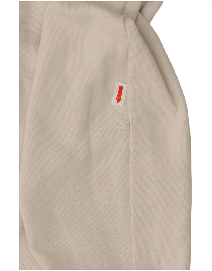 RIP CURL Mens Hoodie Jumper Large White Cotton