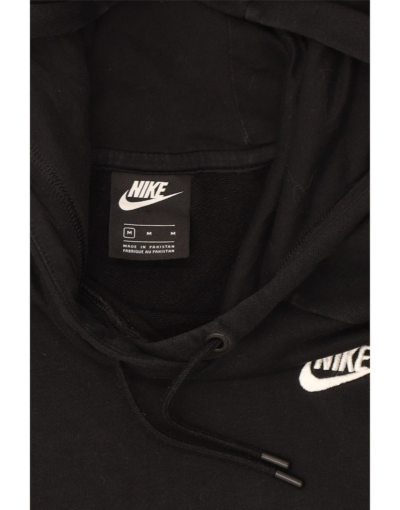 NIKE Womens Hoodie Jumper UK 14 Medium Black Cotton Vintage Nike and Second-Hand Nike from Messina Hembry 