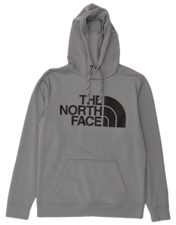 The North Face Mens Graphic Hoodie Jumper Small Grey Polyester