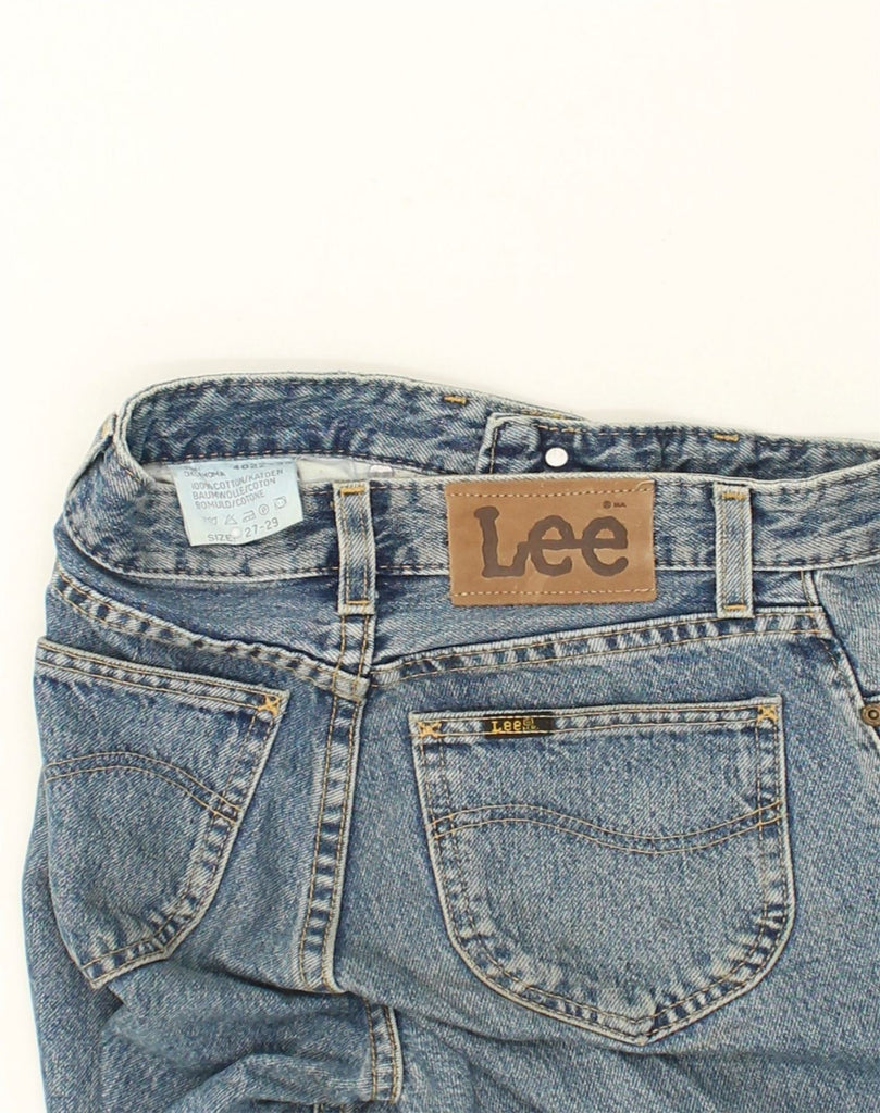 LEE Womens Straight Jeans W27 L29  Blue Cotton | Vintage Lee | Thrift | Second-Hand Lee | Used Clothing | Messina Hembry 