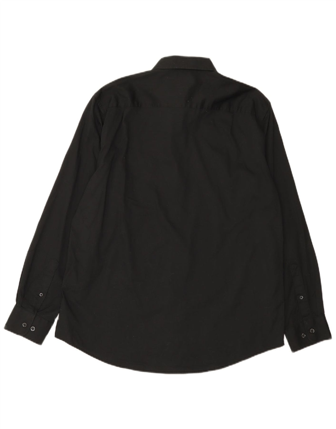 Nautica Mens Shirt Size 16 1/2 Large Black Cotton