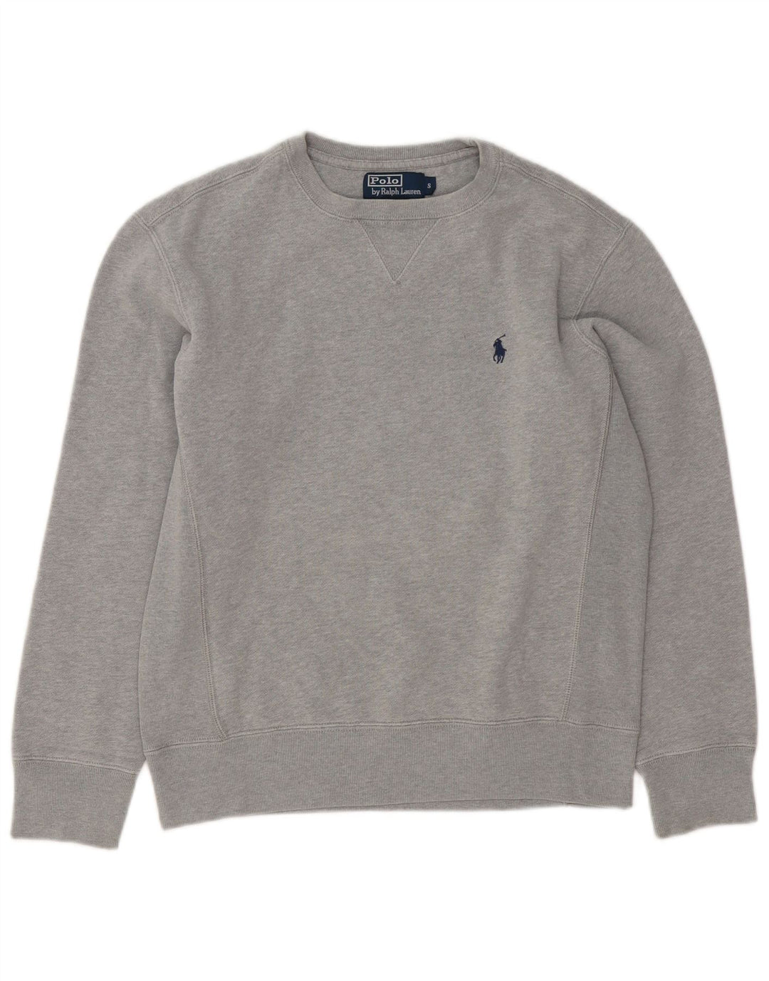 Polo Ralph Lauren Mens Sweatshirt Jumper Small Grey Cotton