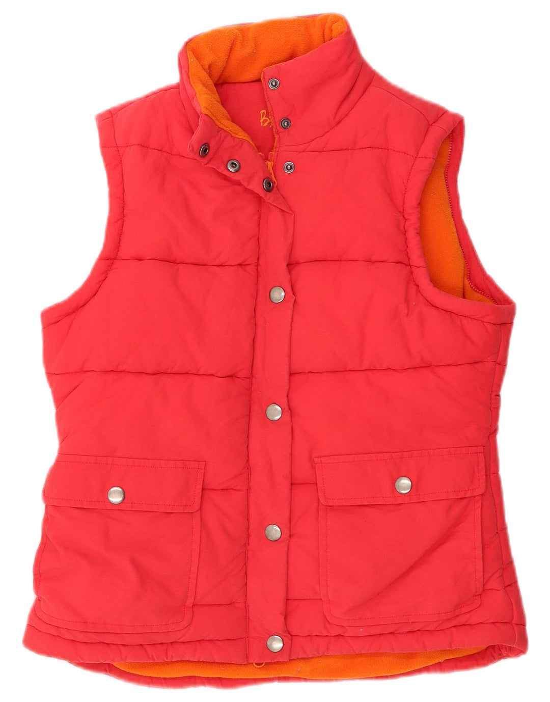 Boden Womens Padded Gilet UK 10 Small  Pink Cotton