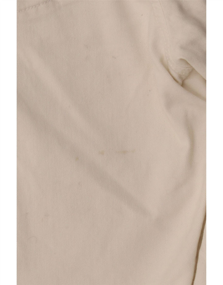 Trussardi Womens Chino Shorts  W26 Small White