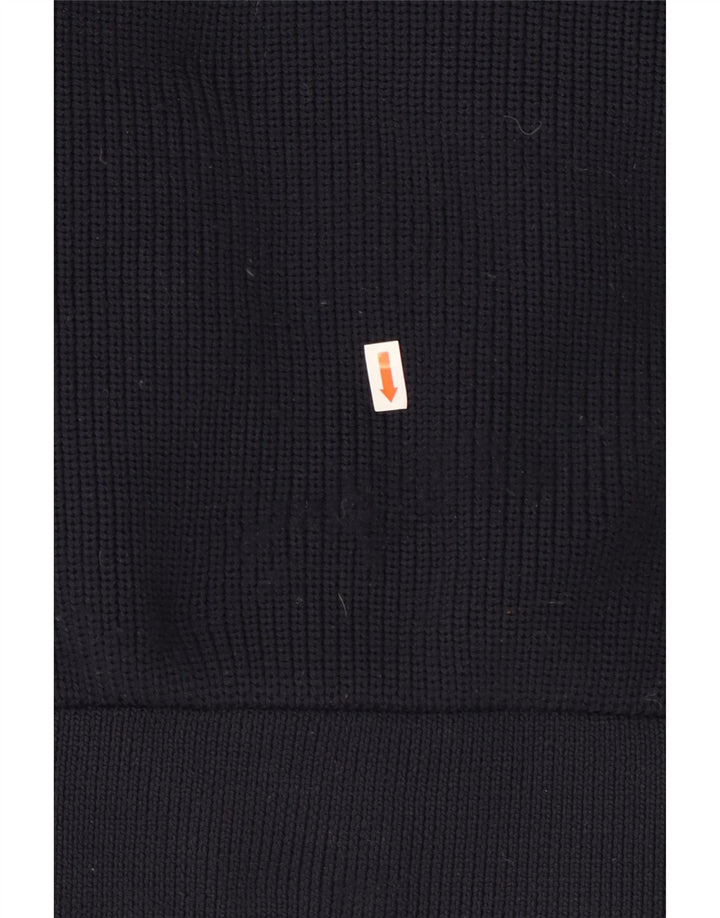 North Sails Mens Cardigan Sweater Large Navy Blue Polyester