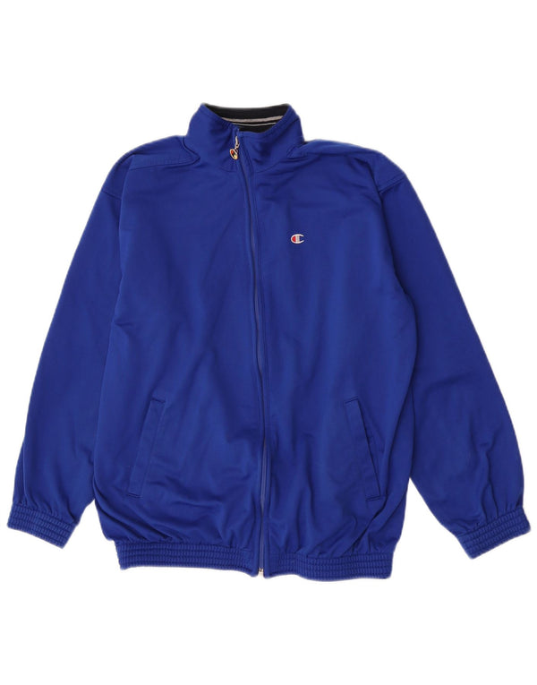 Champion Boys Tracksuit Top Jacket 13-14 Years Navy Blue Polyester